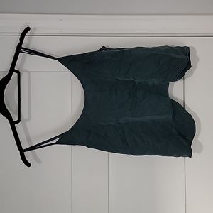 Journelle 100% Silk Swing back Crop Cami, Size M